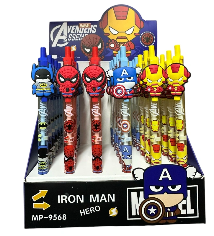 Adet: 22,5 ₺ / SÜPER KAHRAMANLAR Silikon Süslü Versatil / 36lı Paket